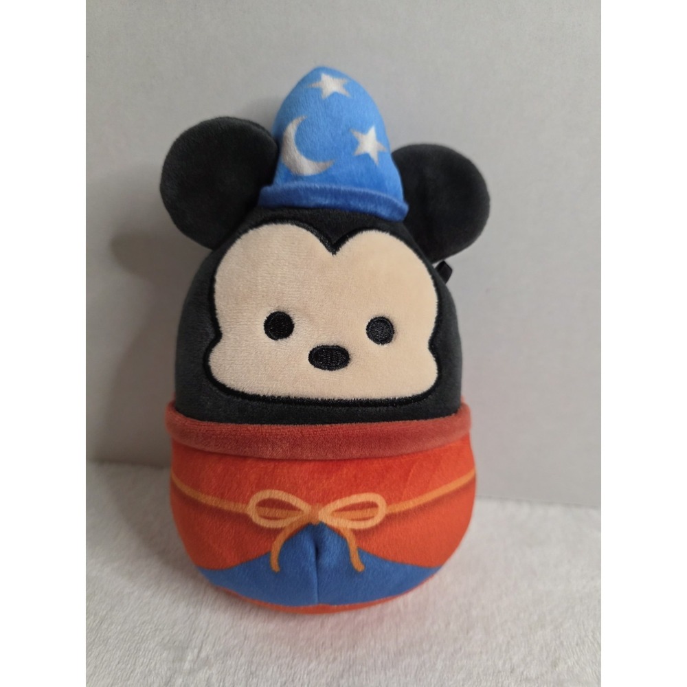 Disney Squishmallows Sorcerer Mickey Mouse‎ Fantasia 8 Inch Plush Kellytoy Toy